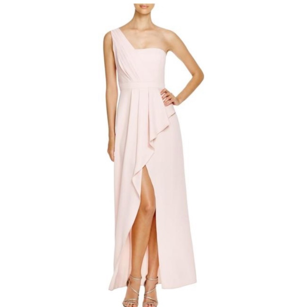 Pink Bcbg Max Azria Kristine Ruffle Dress. NWT